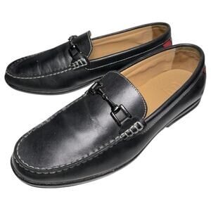 FootJoy FJ Men’s Size 9.5 Waxy Black Leather Club Casuals Loafers Golf Shoes